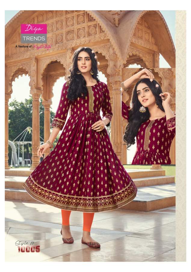 Ethnicity 10 New Latest Ethnic Wear Rayon Embroidery Kurti Collection